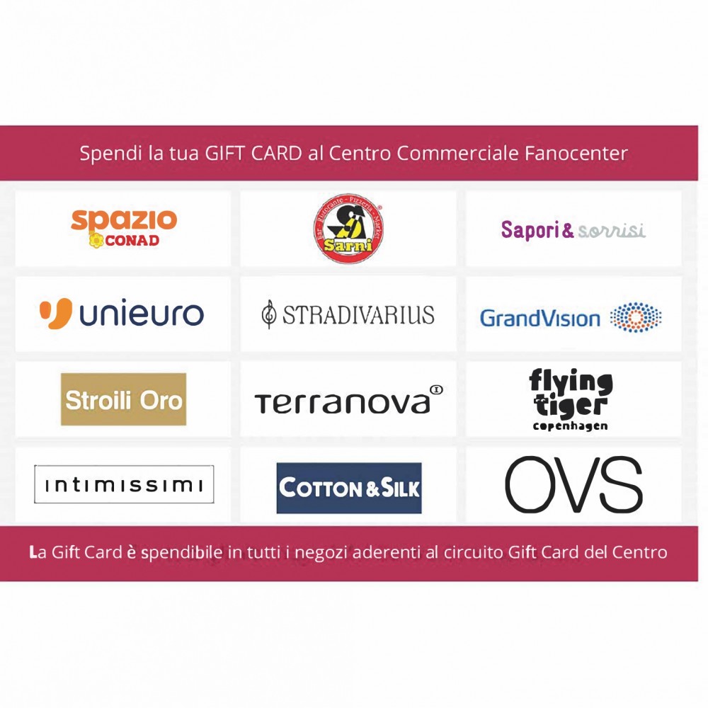 Gift Card Centro Commerciale Fanocenter